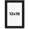 PosterPalooza | Modern Shadow Box 1" Depth Black Picture Frame - UV Acrylic, Backing, Hanging Hardware - 2 of 4
