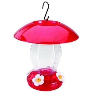 More Birds Hummingbird Feeder, Red, 4 Feeding Ports, 20-Ounce Nectar Capacity, Jubilee - 1 of 1