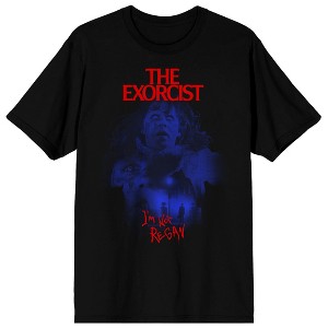The Exorcist I'm Not Regan Crew Neck Short Sleeve Men's Black T-shirt - 1 of 3