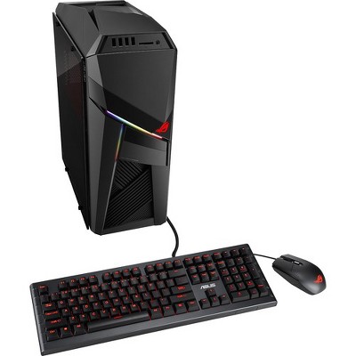 Asus ROG Strix GL12CX-XB781 Gaming Desktop Computer - Core i7 i7-9700K - 16 GB RAM - 1 TB SSD - Tower - Iron Gray - Windows 10 Pro 64-bit