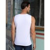 Men's Mesh Sheer Sport Tank Top See Through Sleeveless Tops Shirts for Nightclub Beach Tank Top Sleeveless Muscle Workout Crew Neck Tee Shirt - 2 of 4