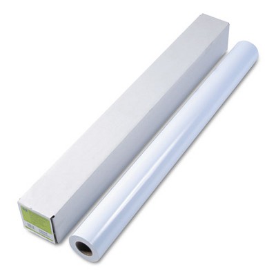 HP DesignJet Large Format Paper for Inkjet Prints, 7 mil, 42" x 100 ft, Satin White