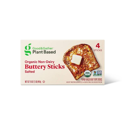 Plant Based Organic Non-Dairy Salted Buttery Sticks - 16oz/4ct - Good & Gather™