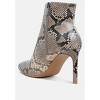 Tatria Textured Stiletto Heel Ankle Boots Women - 3 of 4