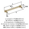 Amerock Farewind Pull for Cabinets, Drawers, and Furniture - 3 of 4