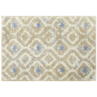 Modern Rug Non Slip Low Pile Rug Soft Stain Resistant Throw Floor Cover Foldable Indoor Carpet for Living Room Bedroom