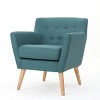 Meena Buttoned Mid-Century Club Chair - Christopher Knight Home - 2 of 4