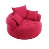 PAGED Fluffy Bean Bag Chair, Modern Floor Chair, Comfy Sofa Chair with High-Resilience Sponge Padding for Living Room - 2 of 4