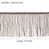 Unique Bargains Polyester Crafts Chainette Sewing Tassel Fringe Trim Ribbon - 2 of 4
