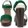 Perphy Women's Round Toe Platform Slingback Chunky Heel Sandals - 2 of 3