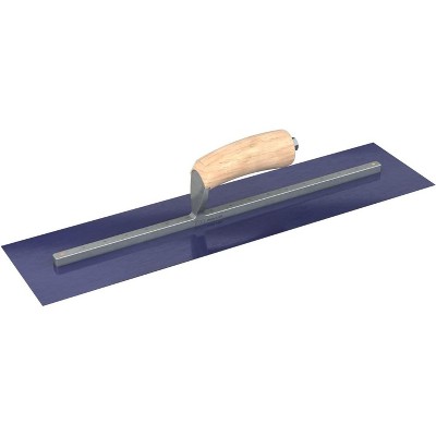 Bon Tool 66-185 Finish Trowel - Square - Blue Steel - 20 X 5 - Wood