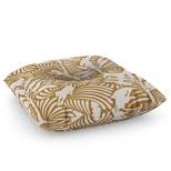 evamatise Big Cats and Palm Trees Jungle Square Floor Pillow - Deny Desings