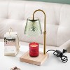 Fortune Candy Flameless Fragrant Candle Melter, Adjustment Knob, Dimmer & Timer, Wooden Base - 2 of 4