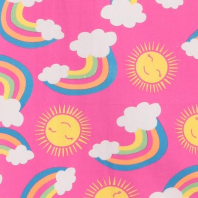 fuchsia - sunny rainbows