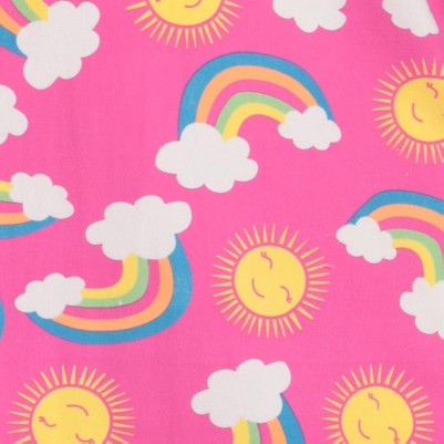 fuchsia - sunny rainbows