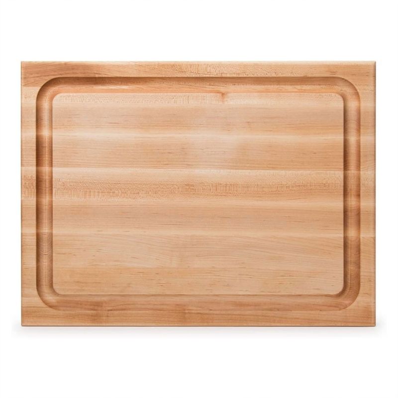 John Boos Wide Reversible Oval Cutting/Carving Board with Juice Groove, 6 of 8