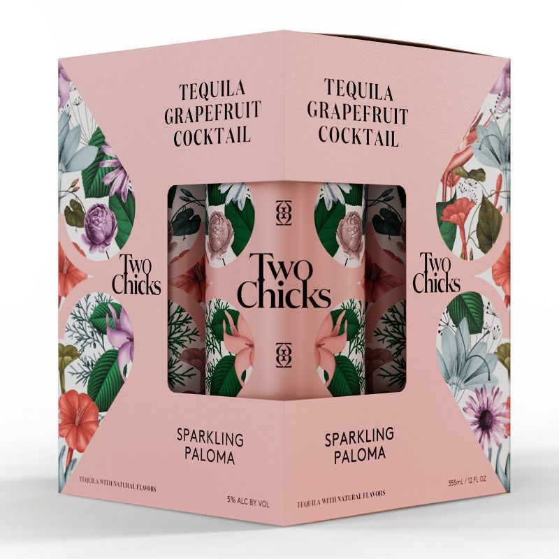 Two Chicks Sparkling Paloma Cocktail - 4pk/355ml Cans, 1 of 3