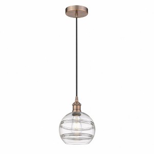 Rochester - 1 Light Cord Hung Mini Pendant In Industrial Style-9.88 Inches Tall and 8 Inches Wide - 1 of 1