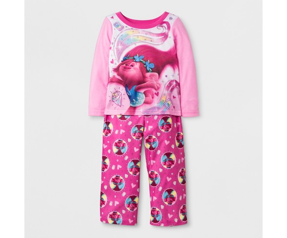 Toddler Girls Trolls 2pc Poly Pajama Se Buy Online In Brunei At Desertcart