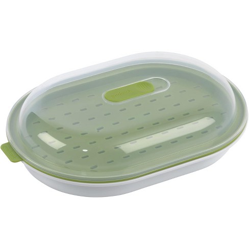 Cuisipro Silicone Vegetable Steamer, Green
