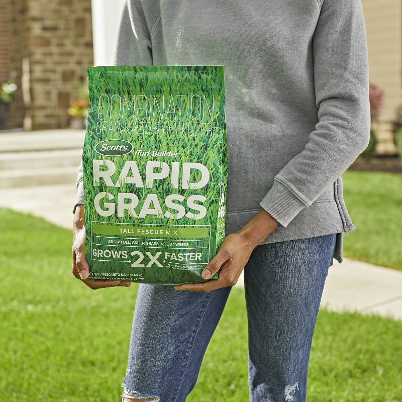 Scotts Turf Builder Rapid Grass Seed Tall Fescue Mix - 5.6lb, 3 of 10