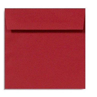 LUX 5 x 5 Square Envelopes 2 11/16 x 3 11/16 Ruby Red 8505-18-50