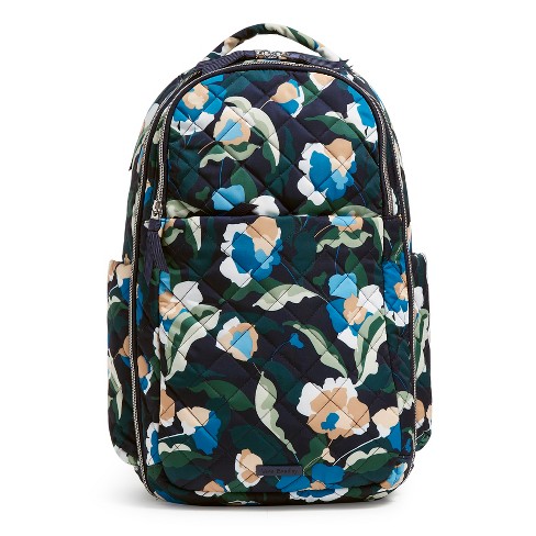 Vera Bradley Women's Performance Twill Travel Backpack Immersed Blooms :  Target