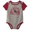 NCAA Alabama Crimson Tide Infant Boys' 3pk Bodysuit - 2 of 4