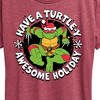 Women's - Teenage Mutant Ninja Turtles - Have A Turtley Awesome Holiday Short Sleeve Graphic T-Shirt - 2 of 4