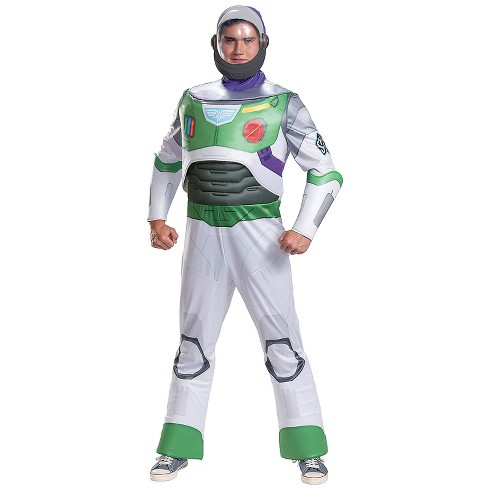 Mens Lightyear Space Ranger Buzz Lightyear Deluxe Costume - Large/x Large -  White : Target