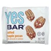 Yes Bar Snack Bar, Salted Maple Pecan, 6 Bars, 1.4 oz (40 g) Each - 3 of 3