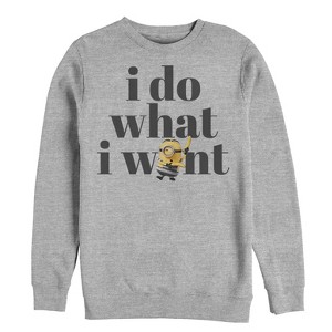 Men's Despicable Me 3 Minion Do What I Want Sweatshirt - 1 of 3