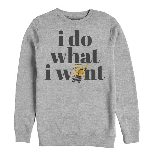 Men's Despicable Me 3 Minion Do What I Want Sweatshirt - image 1 of 3