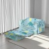INFURNIC Sofas Modular Kids Play Couch Set with High Density Foam Cushions for Playroom or Living Room, Blue, 23.6"*17"*15" - 2 of 4
