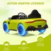 12V Kids Ride on Car Licensed Aston Martin Electric Sports Car Toy for Toddles Battery Powered Car with Remote Control - 3 of 4