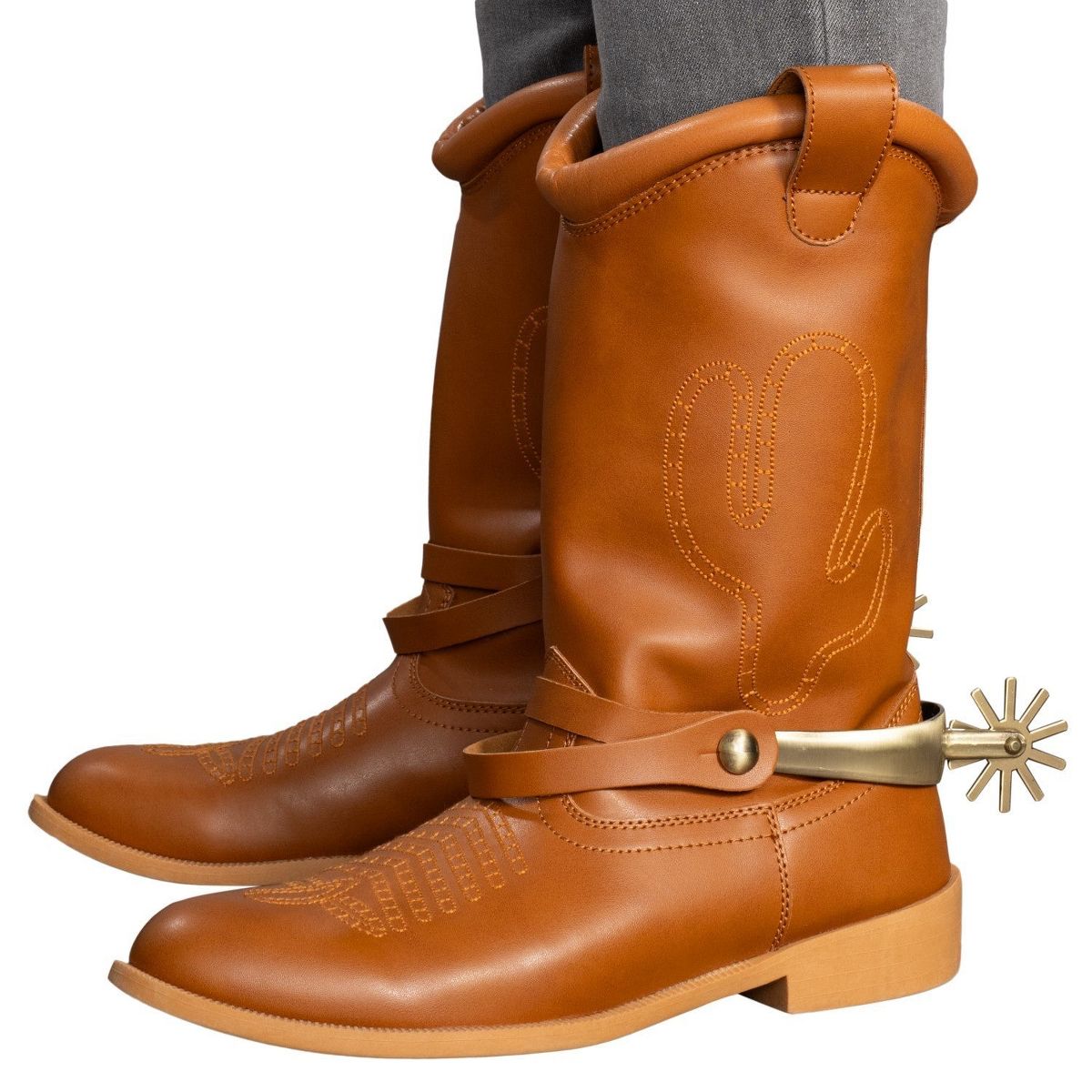 Sheriff Woody Cowboy Adult Halloween Cosplay Costume Set (Shirt, Vest, and Badge) - thumbnail 5
