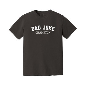 Simply Sage Market Men's Dad Joke Champion Short Sleeve Garment Dyed Tee - 1 of 2