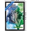 Trends International Marvel Captain America: Brave New World - Cap and Falcon Framed Wall Poster Prints - 3 of 4