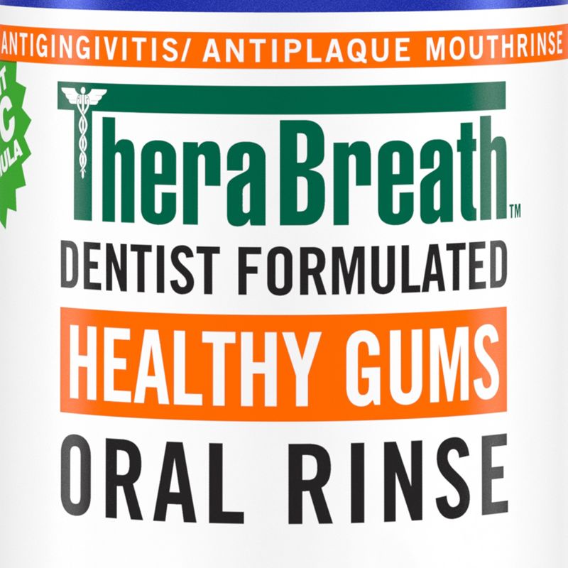 TheraBreath Healthy Mouthwash Rinse Mint - 16 fl oz, 3 of 15