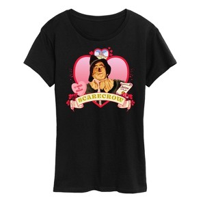 Women's - Wizard of Oz - Scarecrow Heart Short Sleeve Graphic T-Shirt - 1 of 4