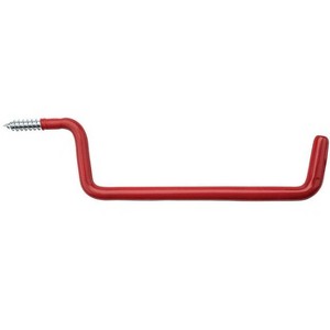 National Hardware 6 in. L Vinyl Coated Red Steel Ladder Hook 20 lb. cap. 2 pk (Case of 6) - 1 of 1