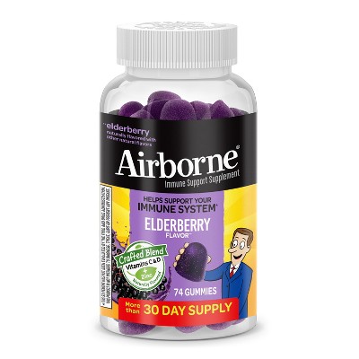 Airborne Adult Elderberry Gummies with Vitamin C & Vitamin D