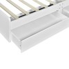 NicBex Twin Bed 85.3" L Modern Wooden Bed Frame with Storage Headboard, 2 Drawers and LED Light for Bedroom, Guest Room, No Box Spring Required - 4 of 4