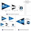 Big Dot of Happiness Blue Grad - Best is Yet to Come - Triangle Royal Blue Graduation Party Photo Props - Pennant Flag Centerpieces - Set of 20 - 3 of 4