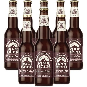 Henry Weinhard's Root Beer 8 Pack | 12oz Glass Bottles | Classic American Flavor | Premium Craft Soda - 1 of 1