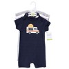 Hudson Baby Infant Boys Cotton Bodysuits and Rompers, 8-Piece, Taco Truck - 2 of 2