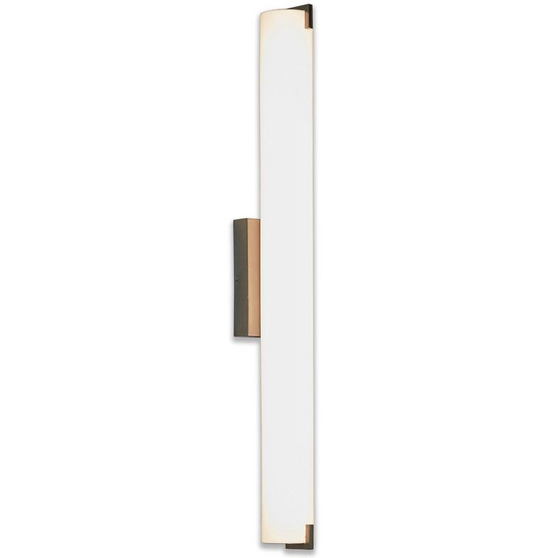 Hamilton Hills Frosted Bathroom Vanity Light Fixture, Sleek & Dimmable, Warm White, 3 of 4