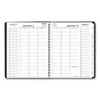 Triple View Weekly Vertical-Column Format Appointment Book, 11 x 8.25, Black Cover, 12-Month (Jan to Dec): 2025 - 2 of 4