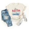 Simply Sage Market Women's Batter Batter Red White Blue Short Sleeve Graphic Tee - 2 of 3