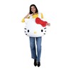 Hello Kitty Women's Plush Halloween Costume Bodysuit - Hyde & EEK! Boutique™ White One Size Fits Most - 2 of 4